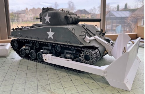 RC 1/16 Sherman T31 Demolition tank - Build