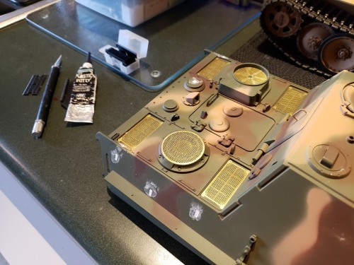 After removal of the brass antenna stub via heat and pliers...It is Putty time.jpg