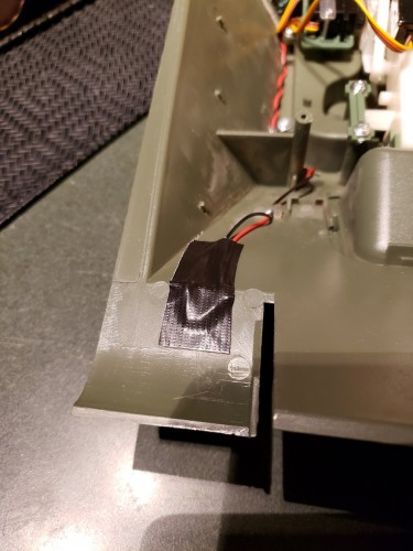 Strip of Gorilla Tape to protect the wiring under the fender.jpg