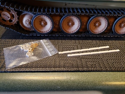Chains are soldered to the retaining pins in this version of the spare track mounts from Tank Modelbau.jpg