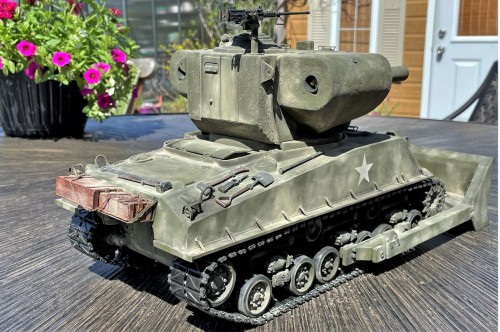 RC 1/16 Sherman T31 Demolition tank - Build