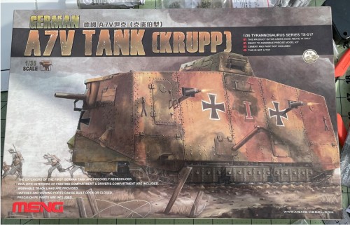 A7V German WW1 tank 1/16 RC - Build