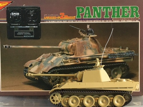 Nichimo motorized remote control tank is a very nice tank model and just as good or maybe even better that the Tamiya version and can be bought for much less than the Tamiya on ebay.