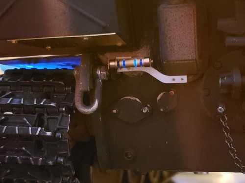 A little solder and some tubing and convoy light illuminates...What is that other eerie, blue glow there....jpg