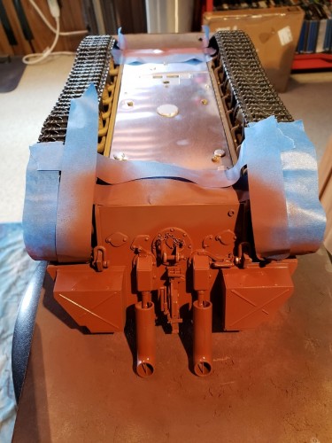 Fortunately I spotted the mistake and cleaned off the red reflector lens with a toothpick before putting on more primer....jpg