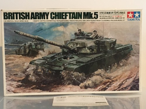 This is one of the larger 1/35 scale tanks available from Tamiya.