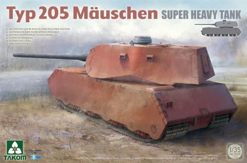 Takom Super heavy German tank Typ 205 Mäuschen.jpg