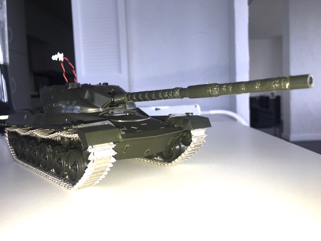 This model is going to get main gun elevation and turret rotation.