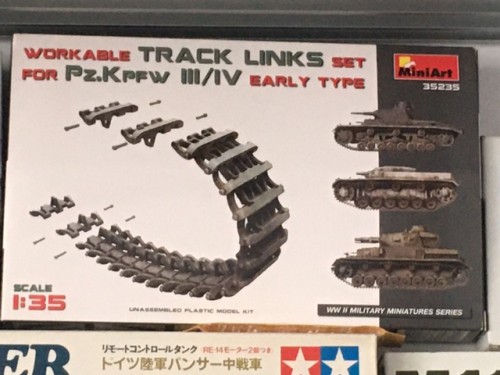 These plastic ITL tracks are 5 times harder to work with and are a bit flimsy and no where can I find where someone is using them on a model that runs under its own power. I had one on a Crusader which kinda fit but after a short while started to slip on the drive sprocket. Also there is a lot of &quot;streach of the track&quot; under load so not sure plastic ITL works very well on RRC model.