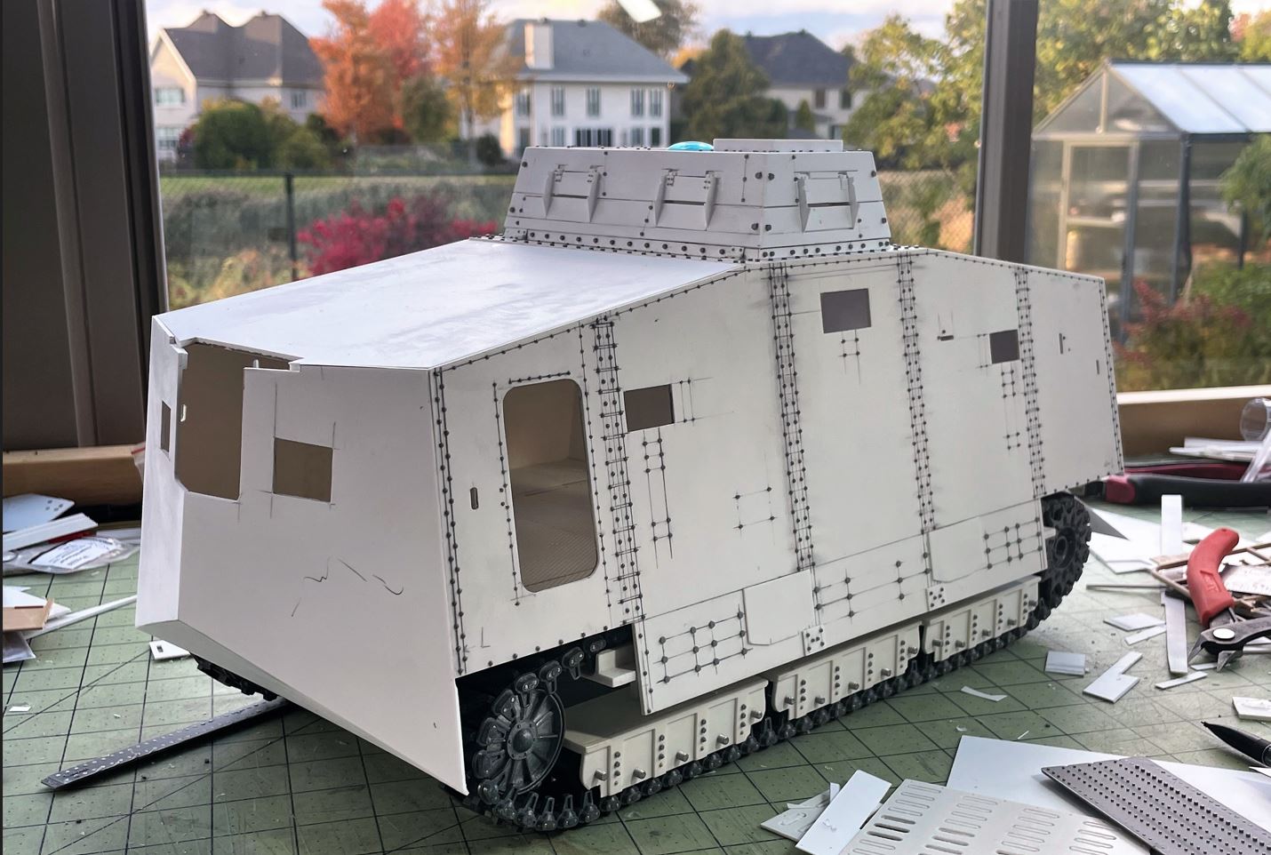 A7V German WW1 tank 1/16 RC - Build