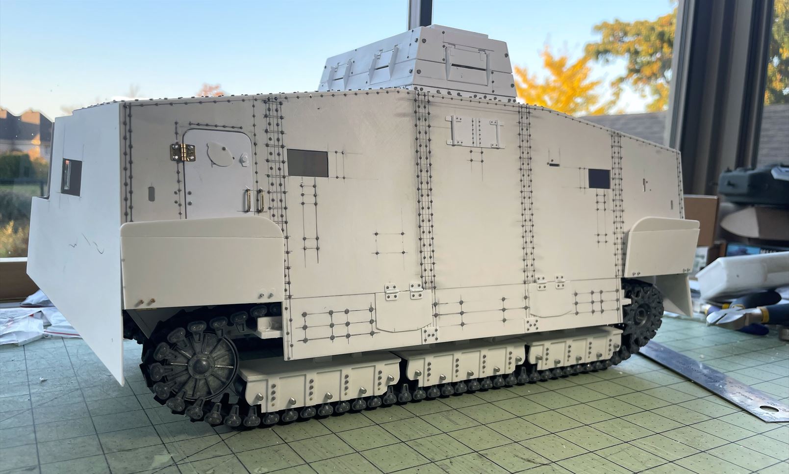 A7V German WW1 tank 1/16 RC - Build