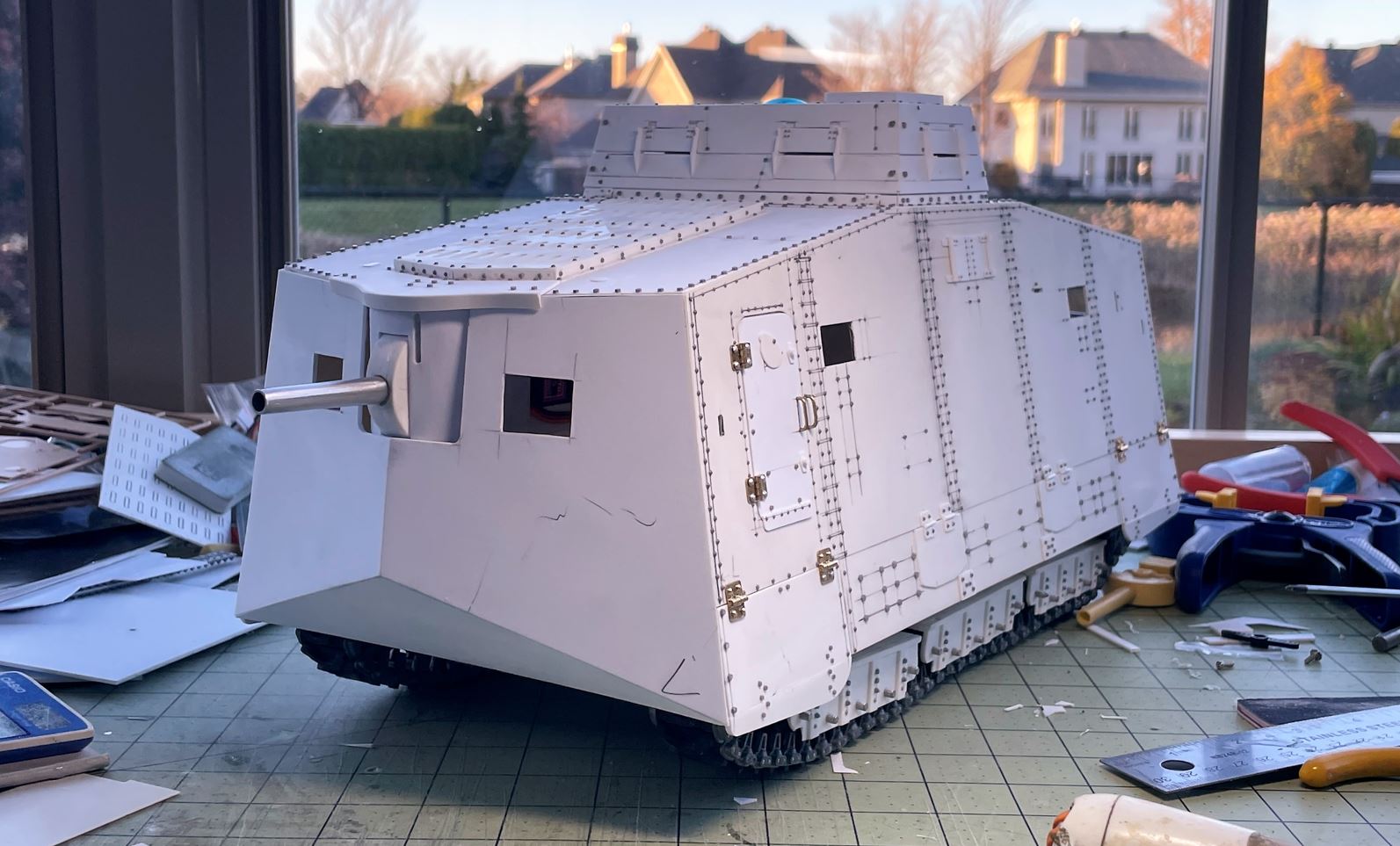 A7V German WW1 tank 1/16 RC - Build
