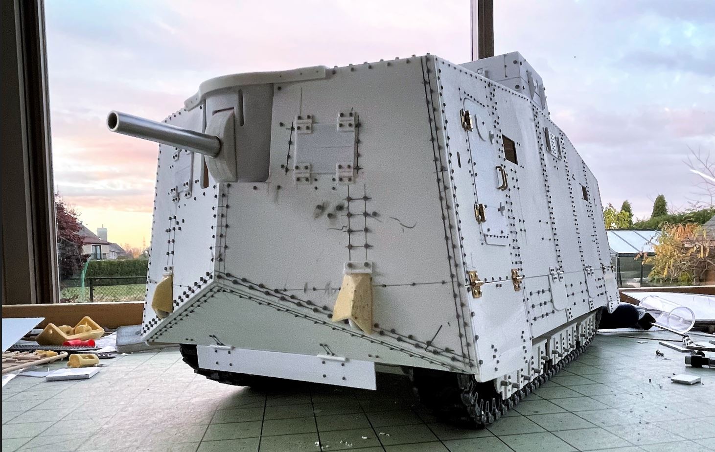 A7V German WW1 tank 1/16 RC - Build