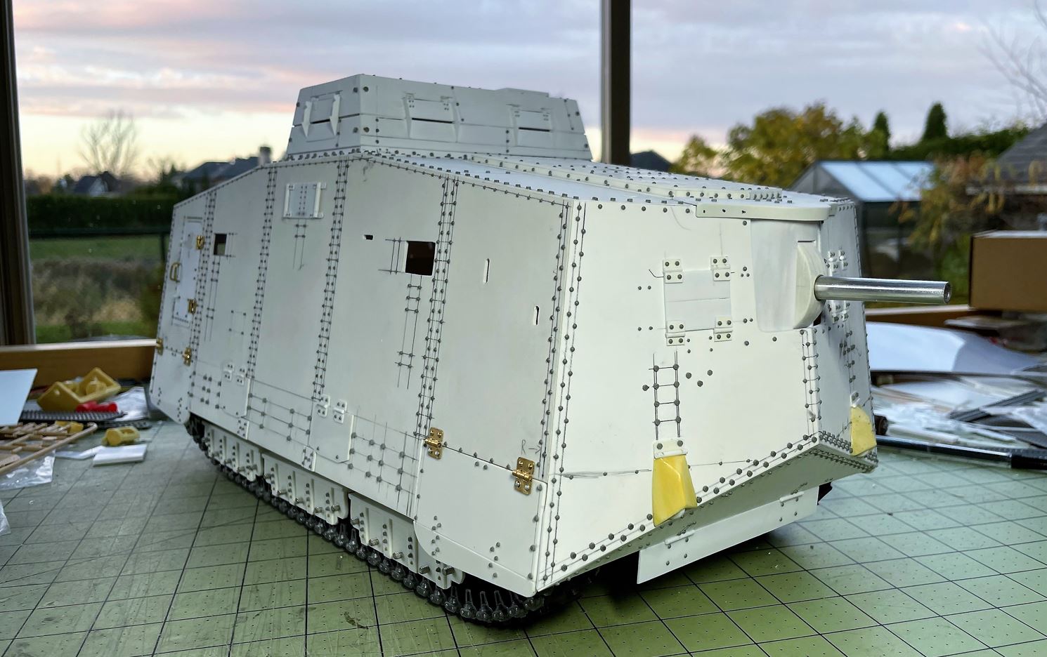 A7V German WW1 tank 1/16 RC - Build