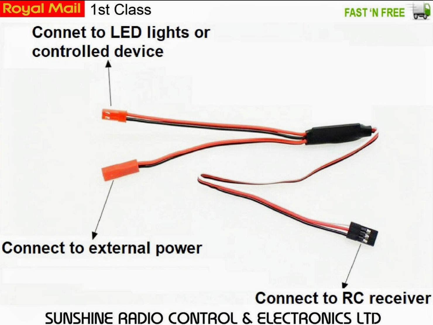 Smoke Unit-R/C Switch (With Manual Override)