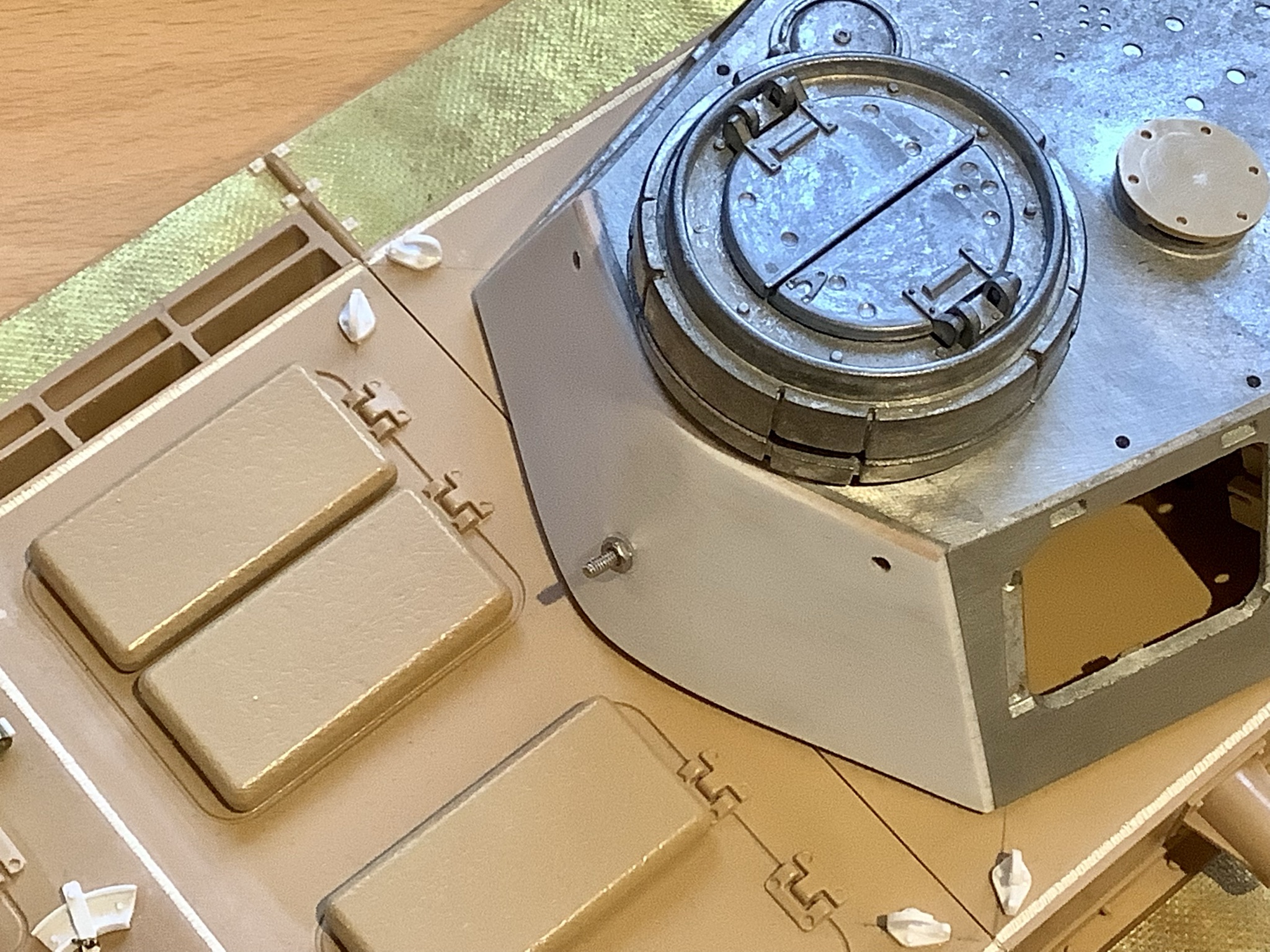 Rear Turret-Storage Bin Fixing Points