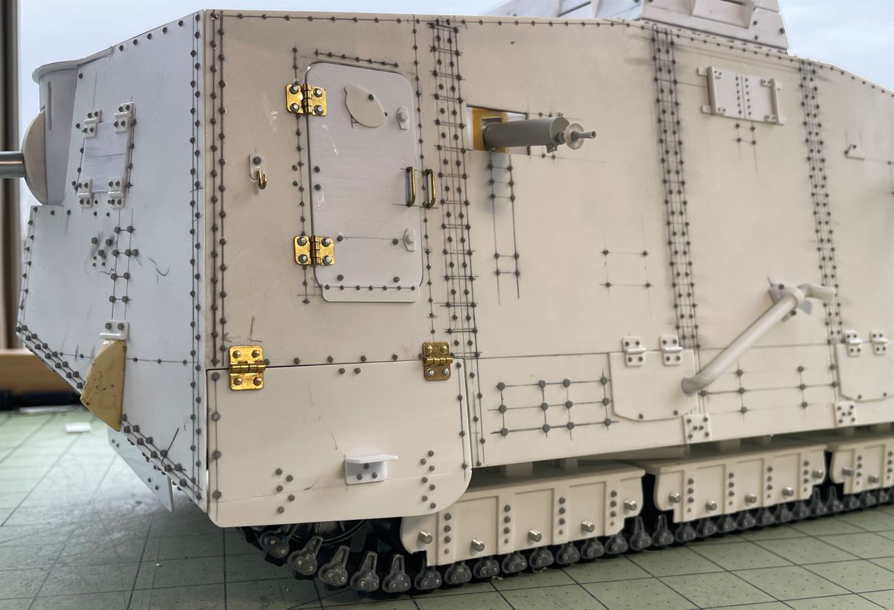 A7V German WW1 tank 1/16 RC - Build