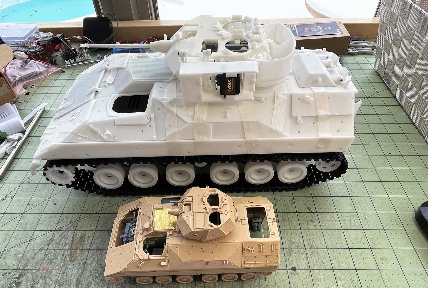 M3A3 Bradley US Cavalry Fighting Vehicle - RC 1/16 Build