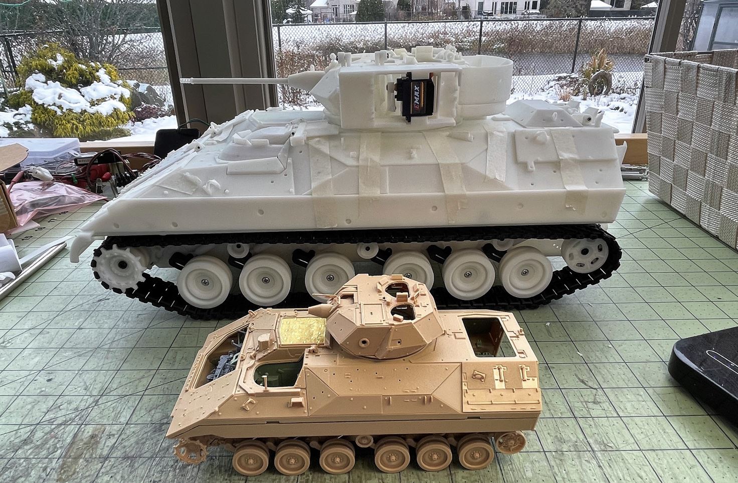 M3A3 Bradley US Cavalry Fighting Vehicle - RC 1/16 Build