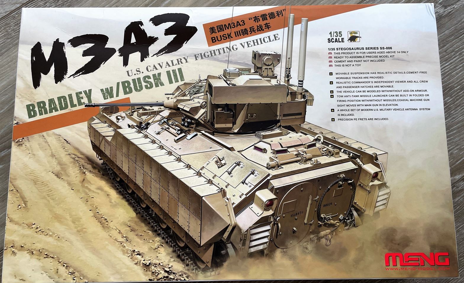 M3A3 Bradley US Cavalry Fighting Vehicle - RC 1/16 Build
