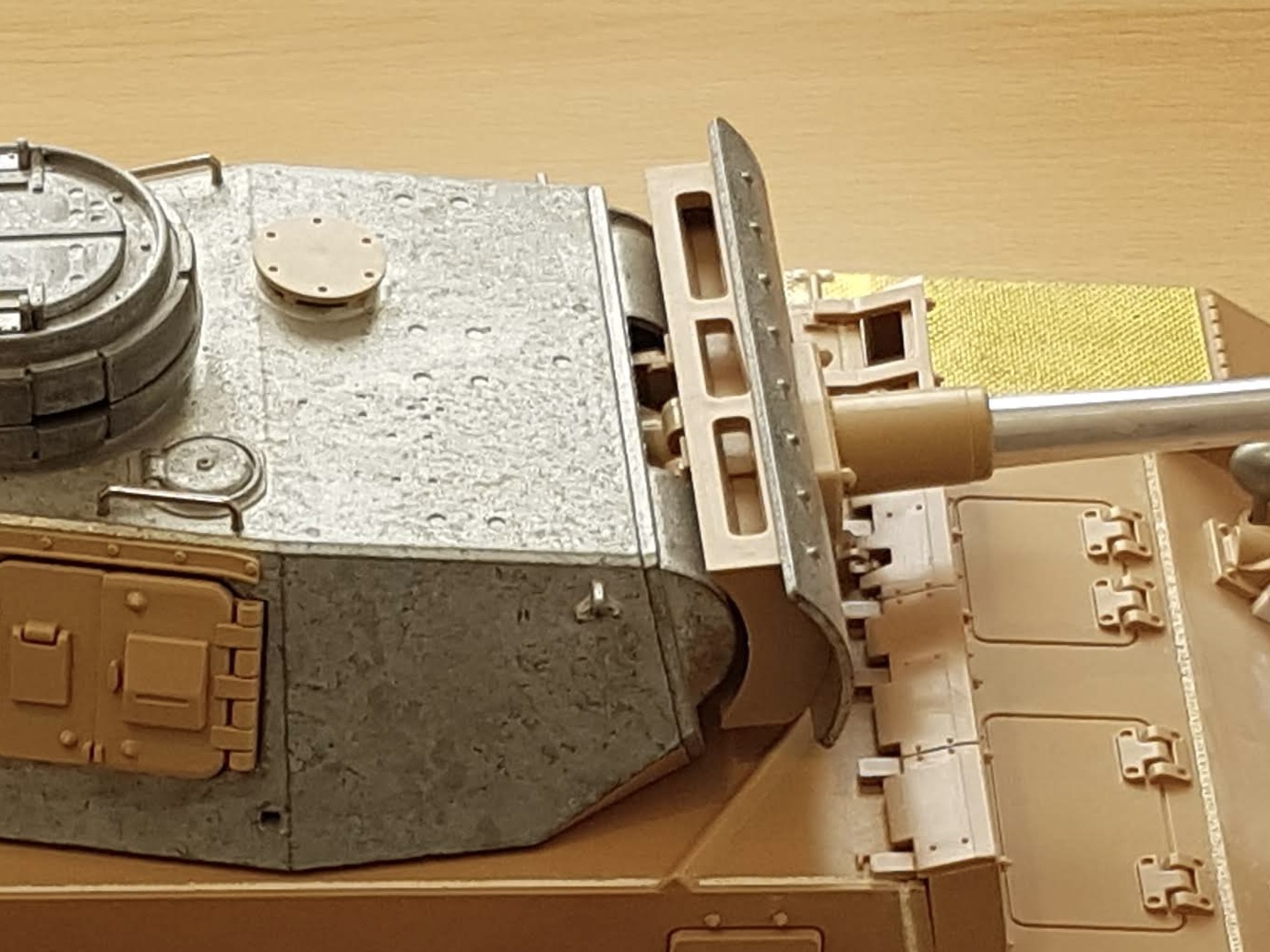 Before Correcting The Gun Mantlet