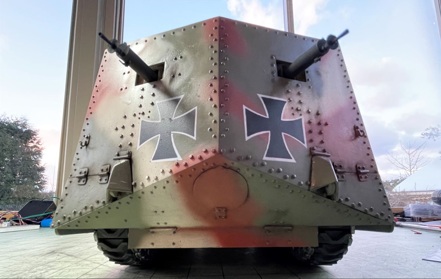 A7V German WW1 tank 1/16 RC - Build