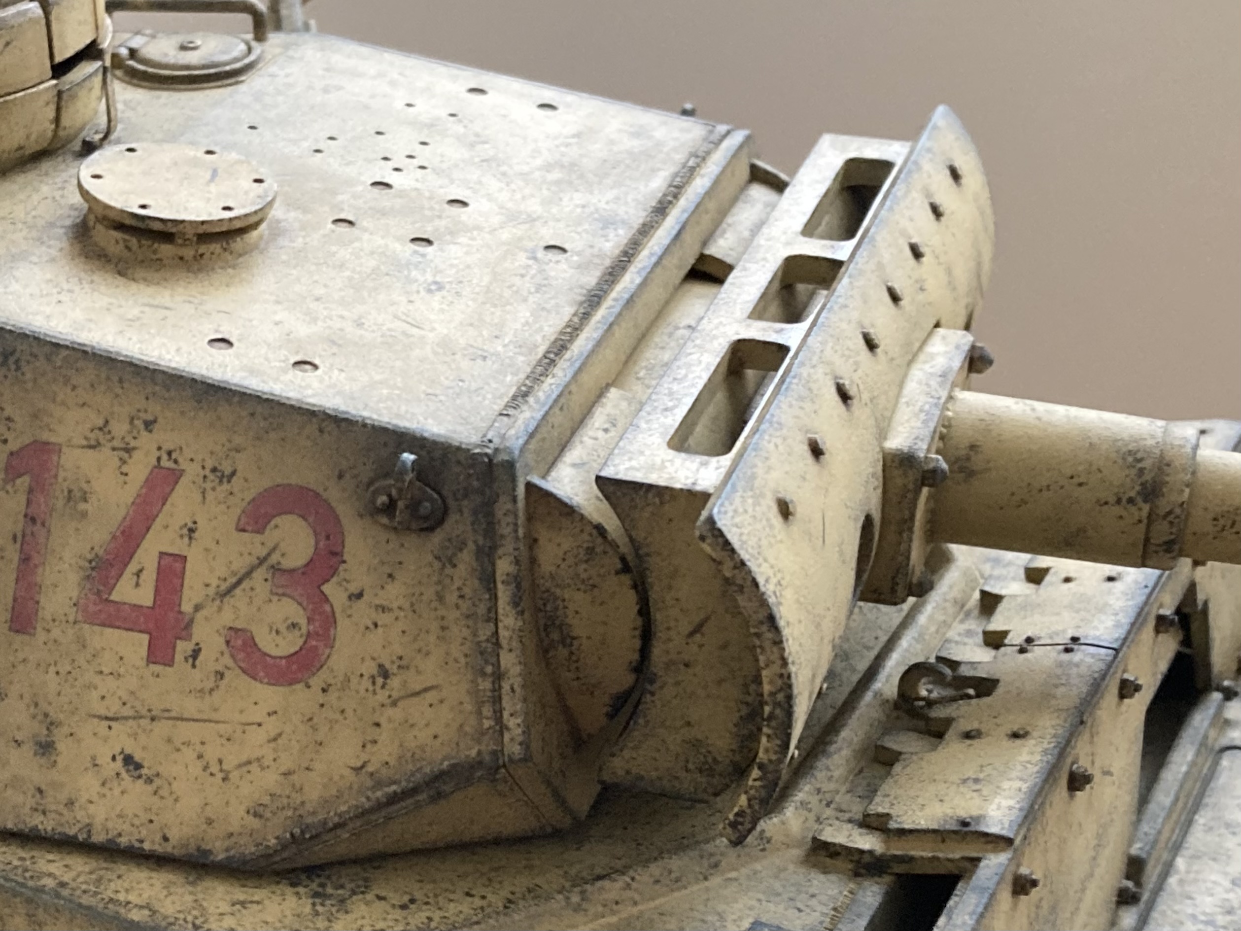 After Correcting The Gun Mantlet