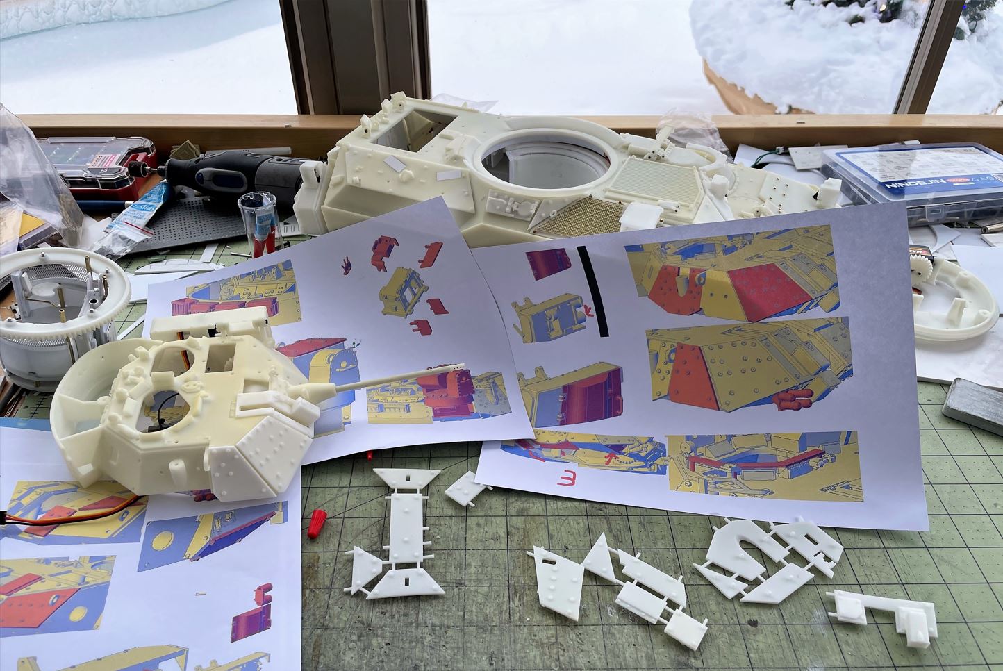 M3A3 Bradley US Cavalry Fighting Vehicle - RC 1/16 Build