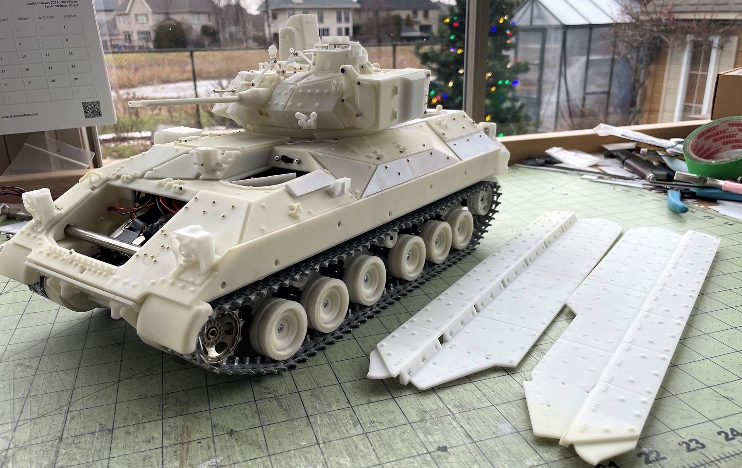 M3A3 Bradley US Cavalry Fighting Vehicle - RC 1/16 Build