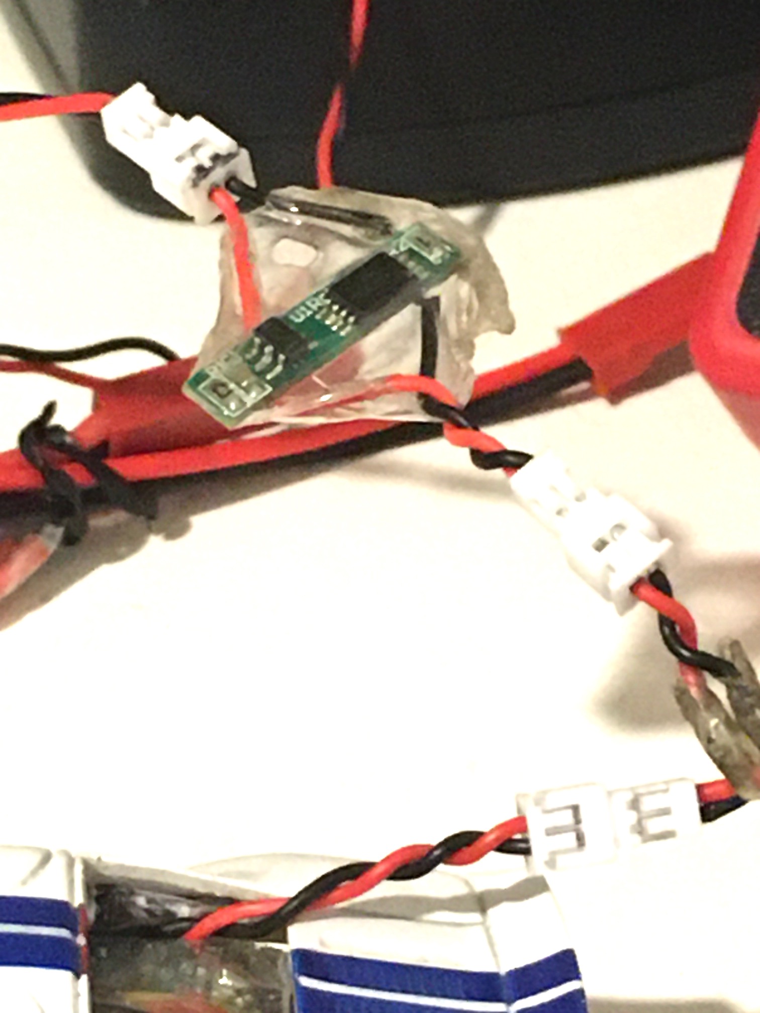 Single cell Charge\discharge limit circuit board. Single cells have these protection circuit boards to prevent over\under voltage of the cell.