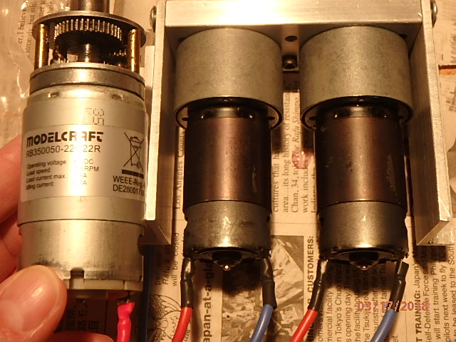 BIG SIZE DIFF IN OLD MOTOR vs BLACK CANS