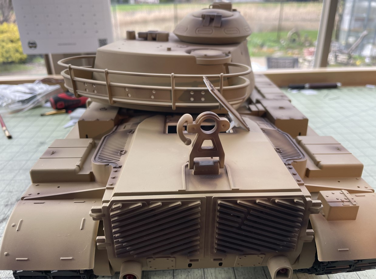 1/16 RC USMC M-60A1 US tank with ERA - Build