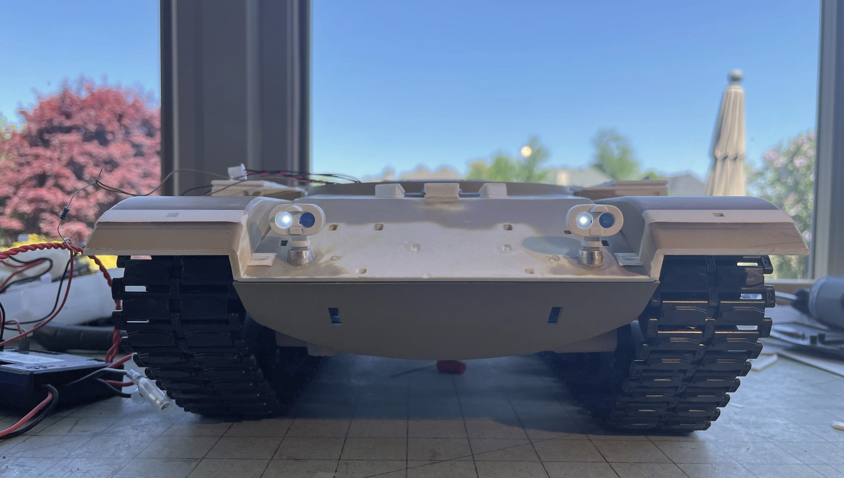 1/16 RC USMC M-60A1 US tank with ERA - Build
