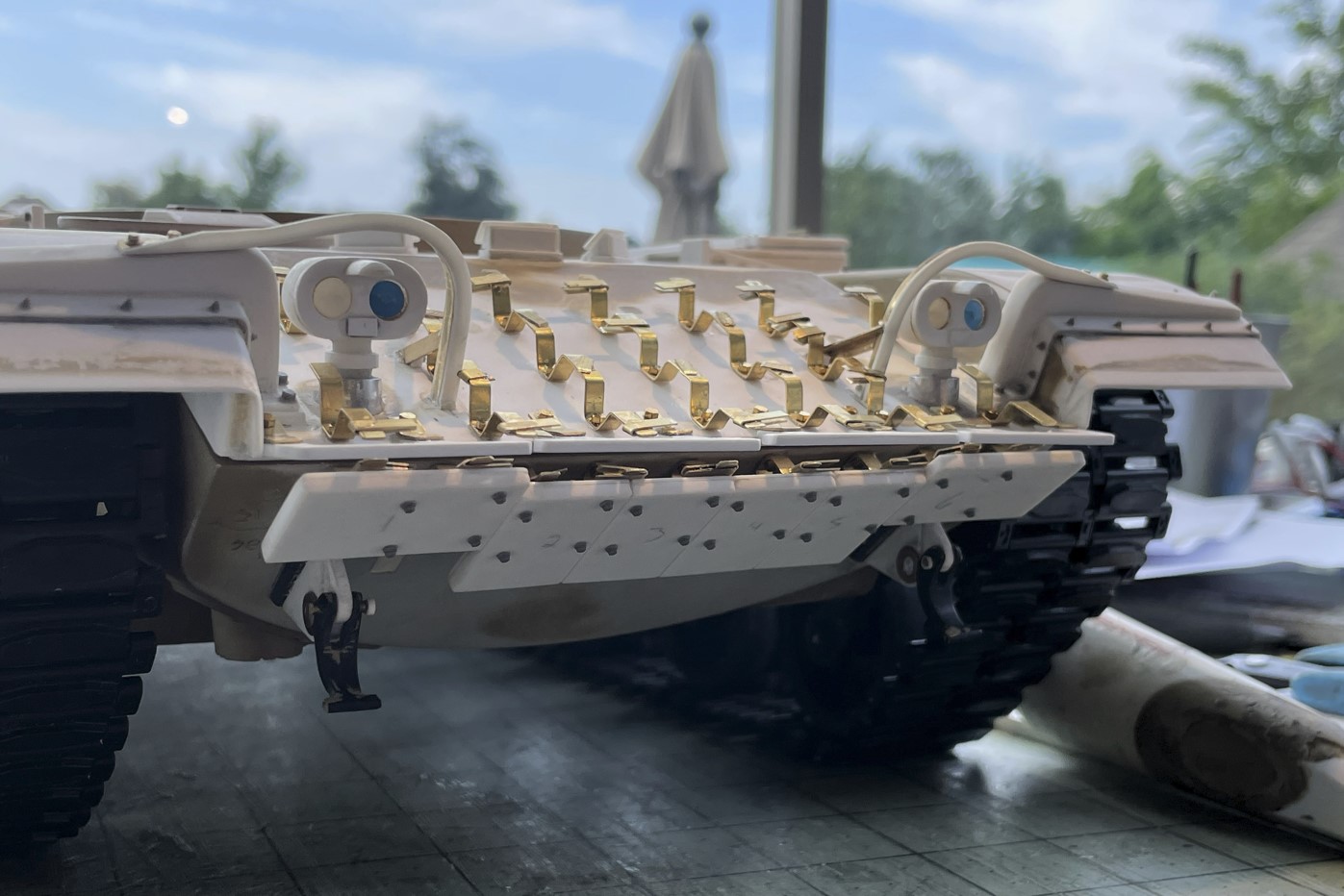 1/16 RC USMC M-60A1 US tank with ERA - Build