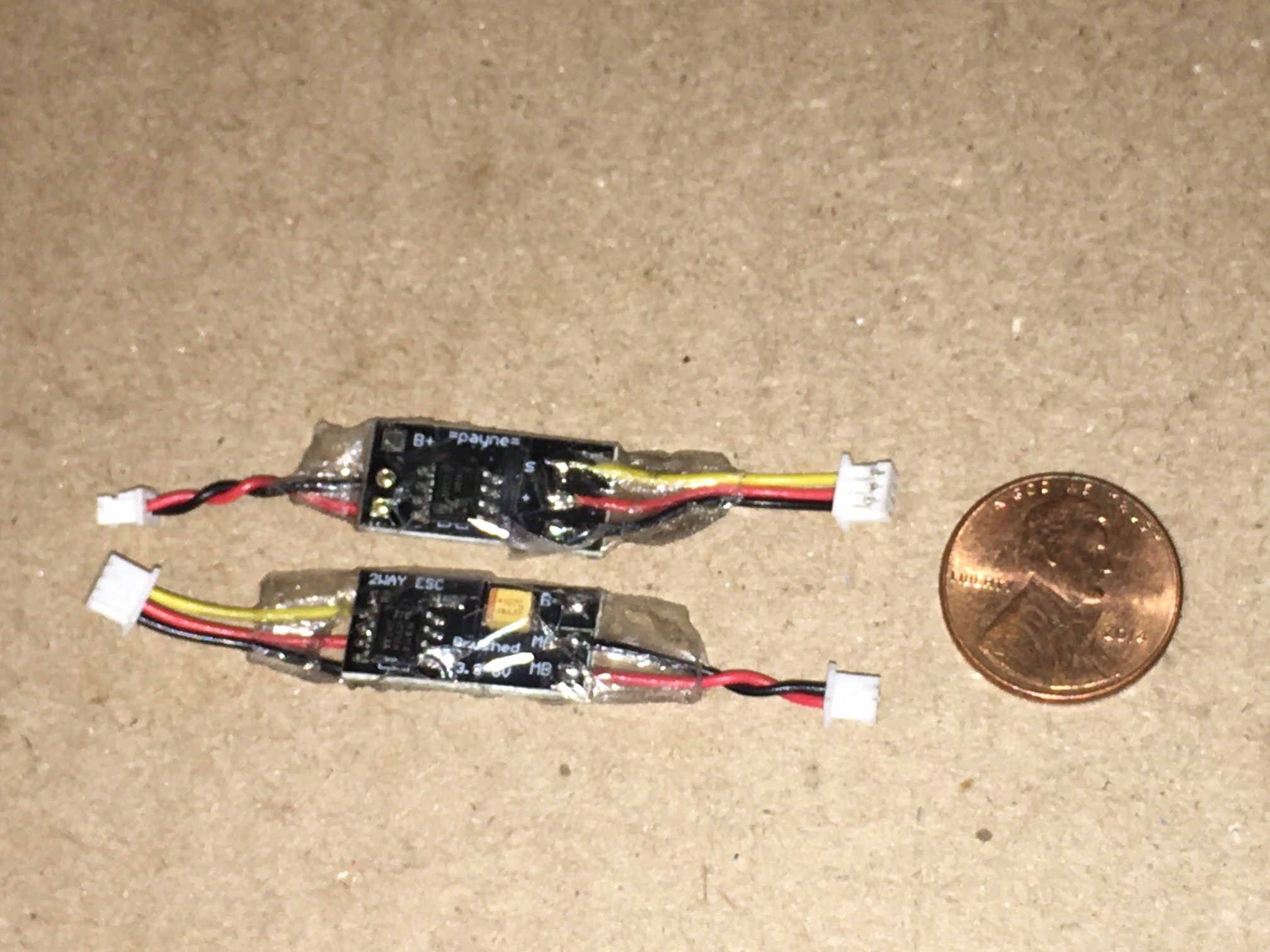 These are Payne 1s or 3.3 up to 6v. 3.3v is the LVC. These are nice little ESC's that also have sounds to indicate status.