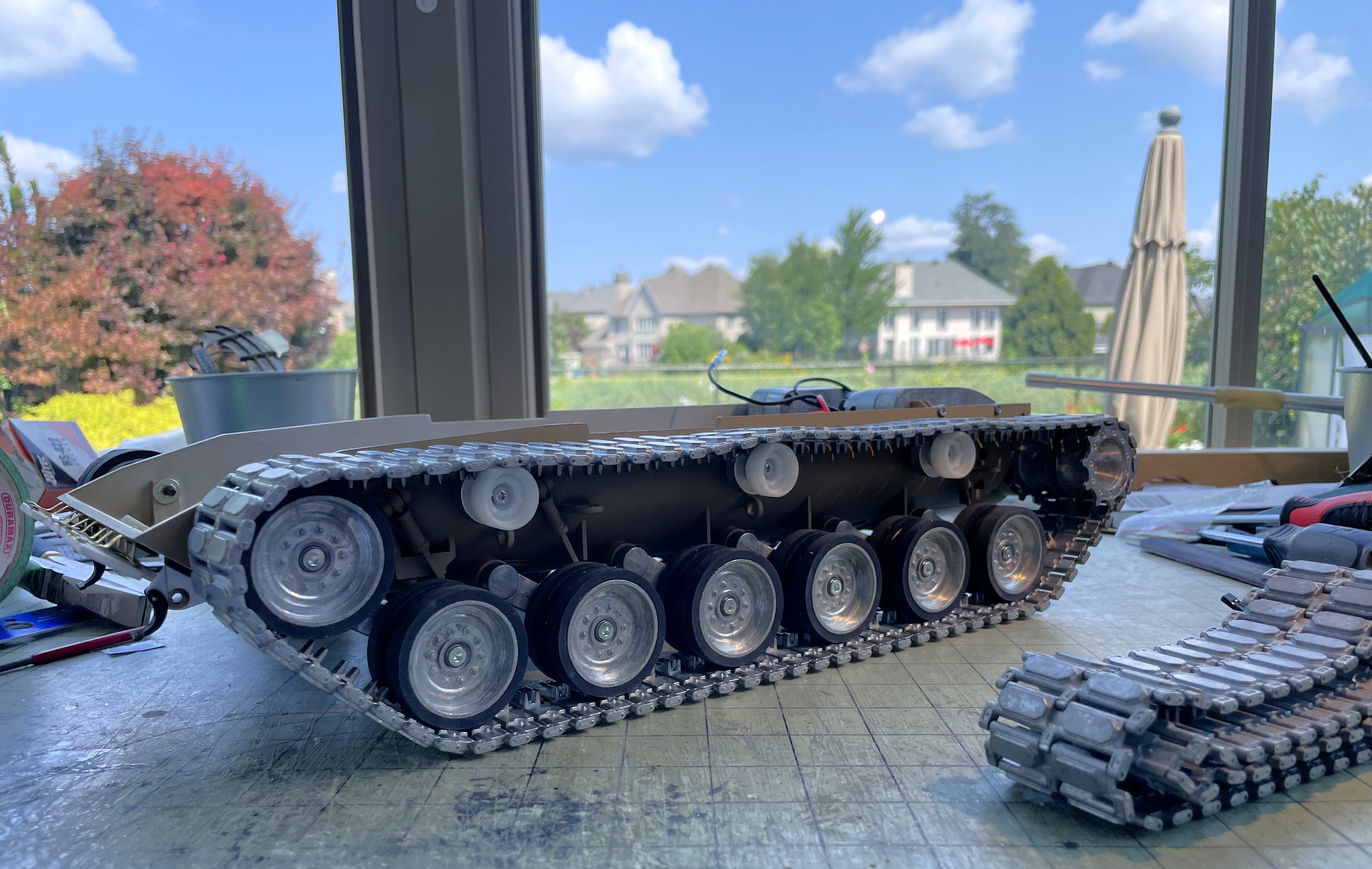 1/16 RC USMC M-60A1 US tank with ERA - Build