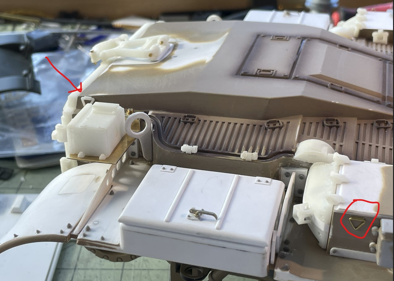 1/16 RC USMC M-60A1 US tank with ERA - Build