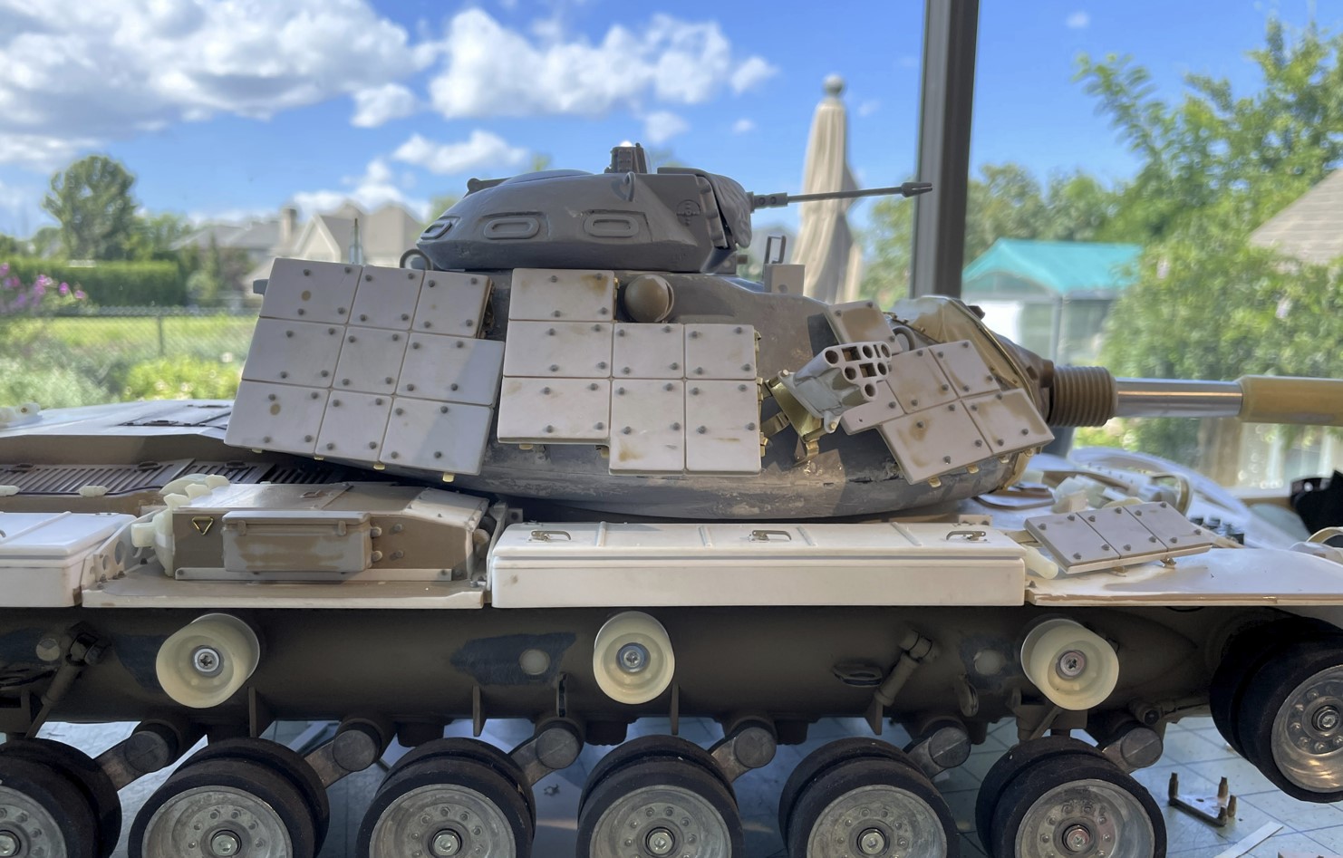 1/16 RC USMC M-60A1 US tank with ERA - Build