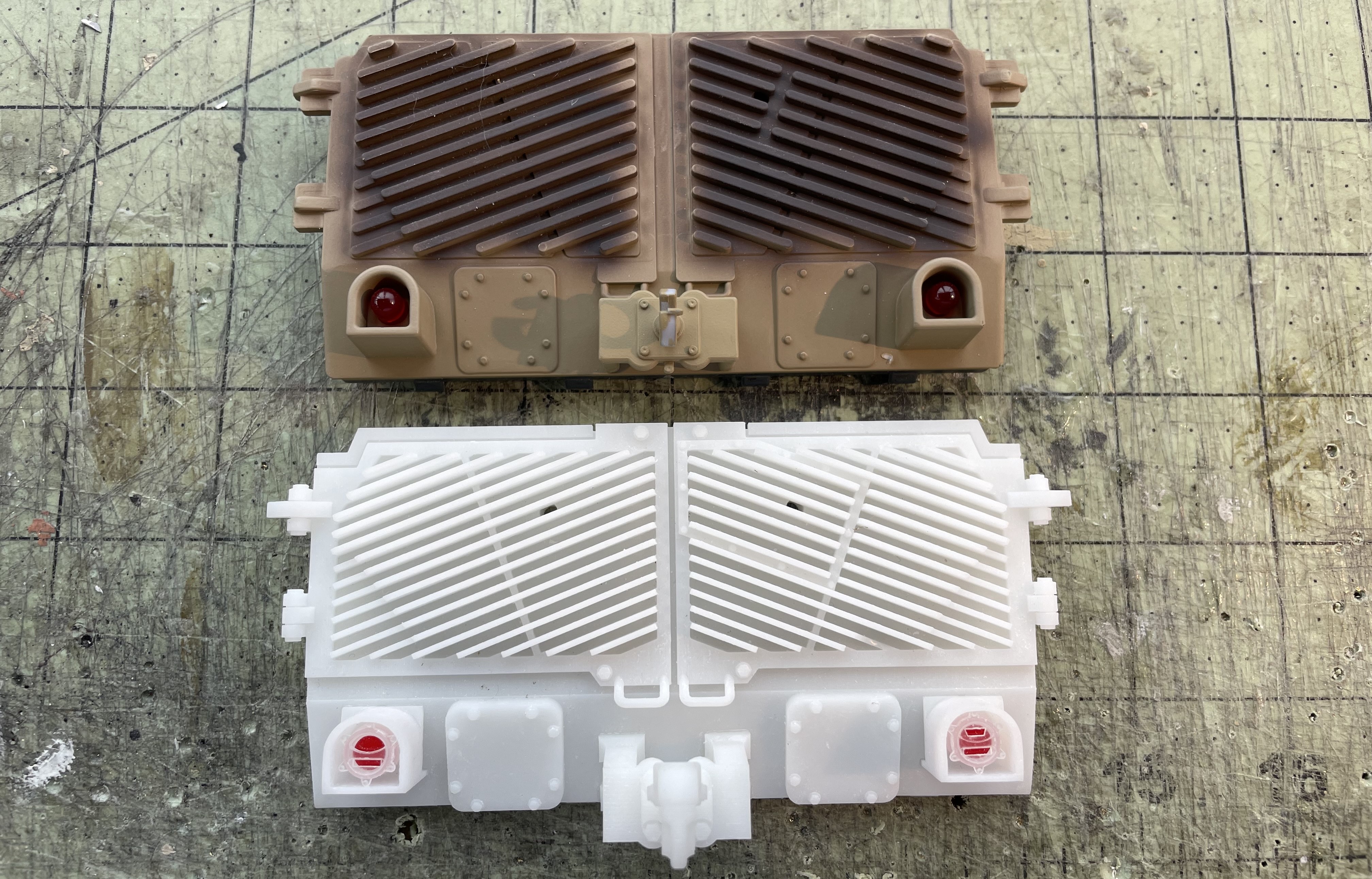 1/16 RC USMC M-60A1 US tank with ERA - Build