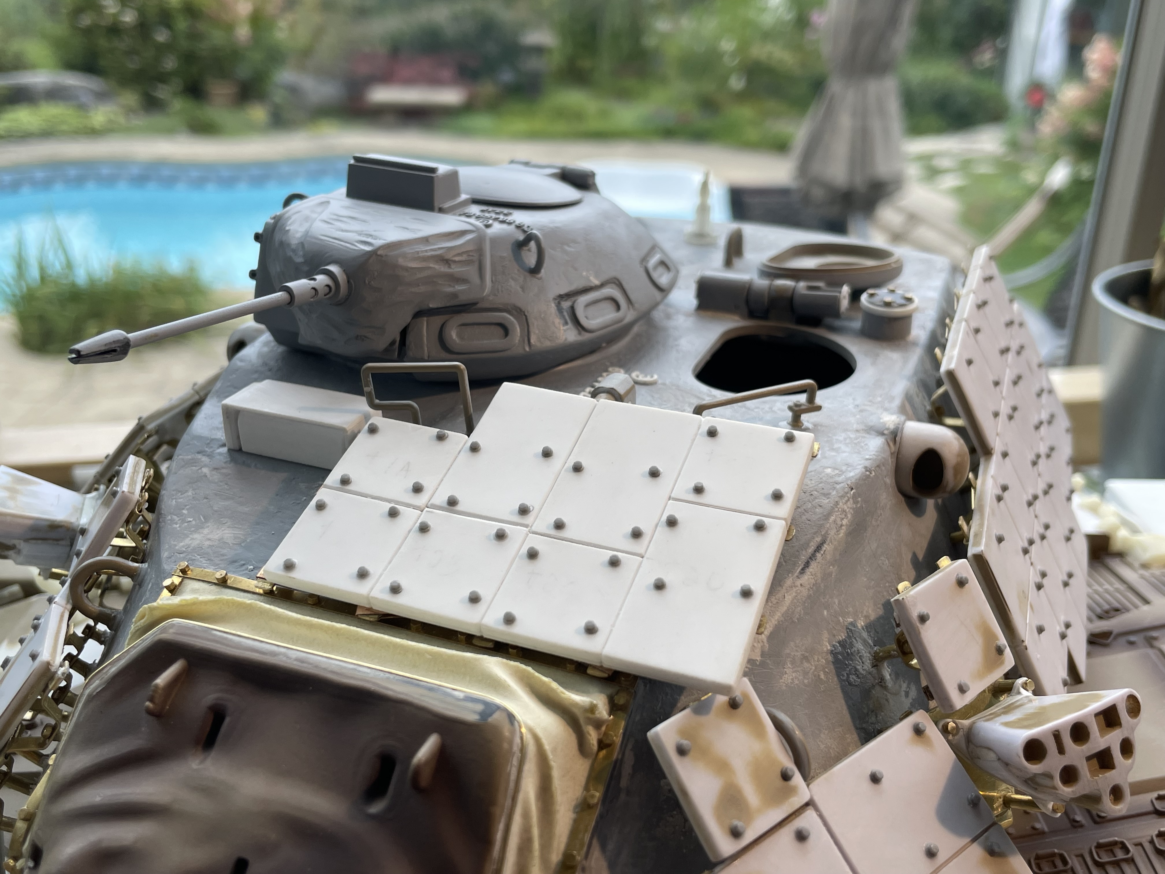 1/16 RC USMC M-60A1 US tank with ERA - Build