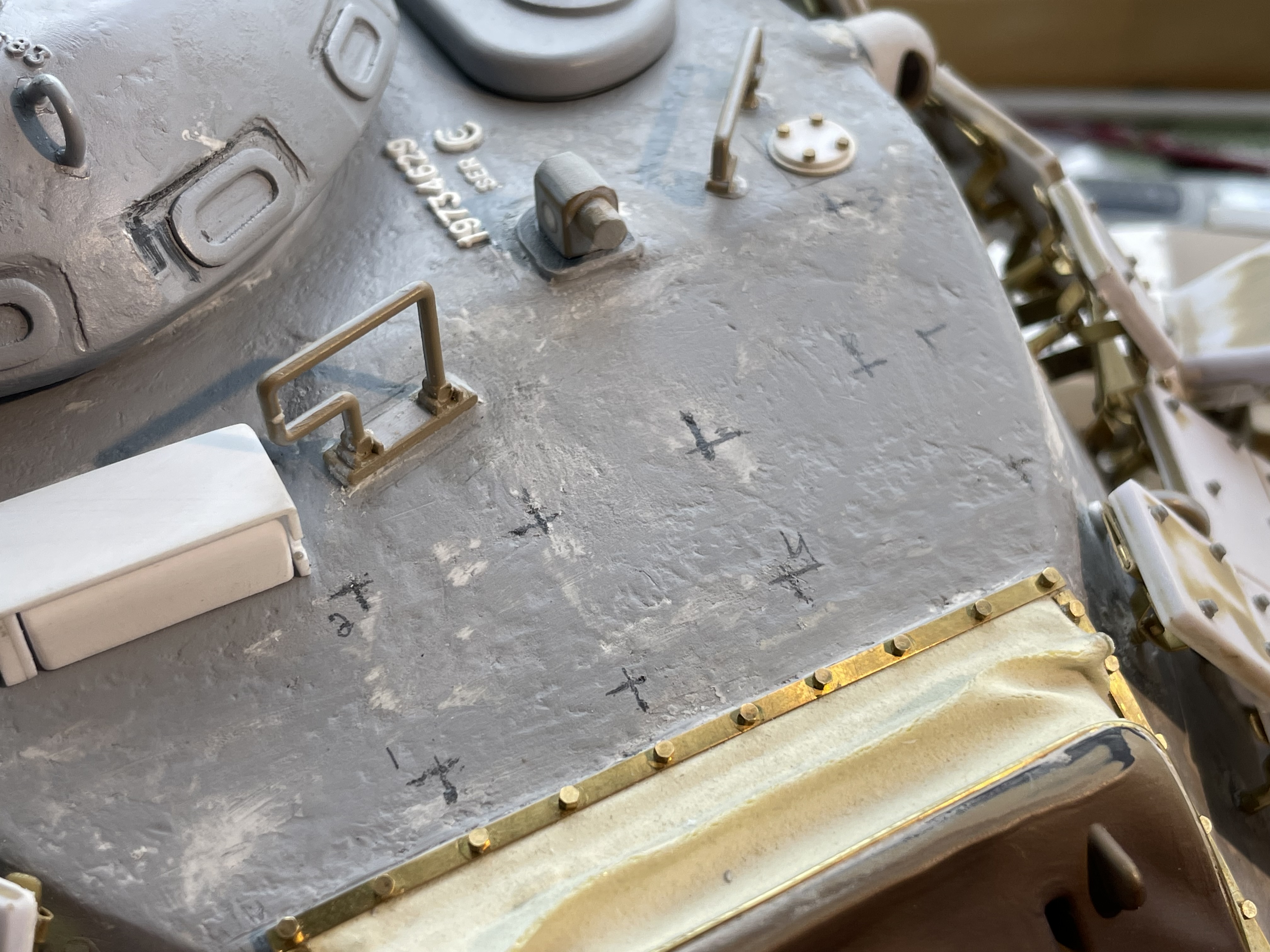 1/16 RC USMC M-60A1 US tank with ERA - Build