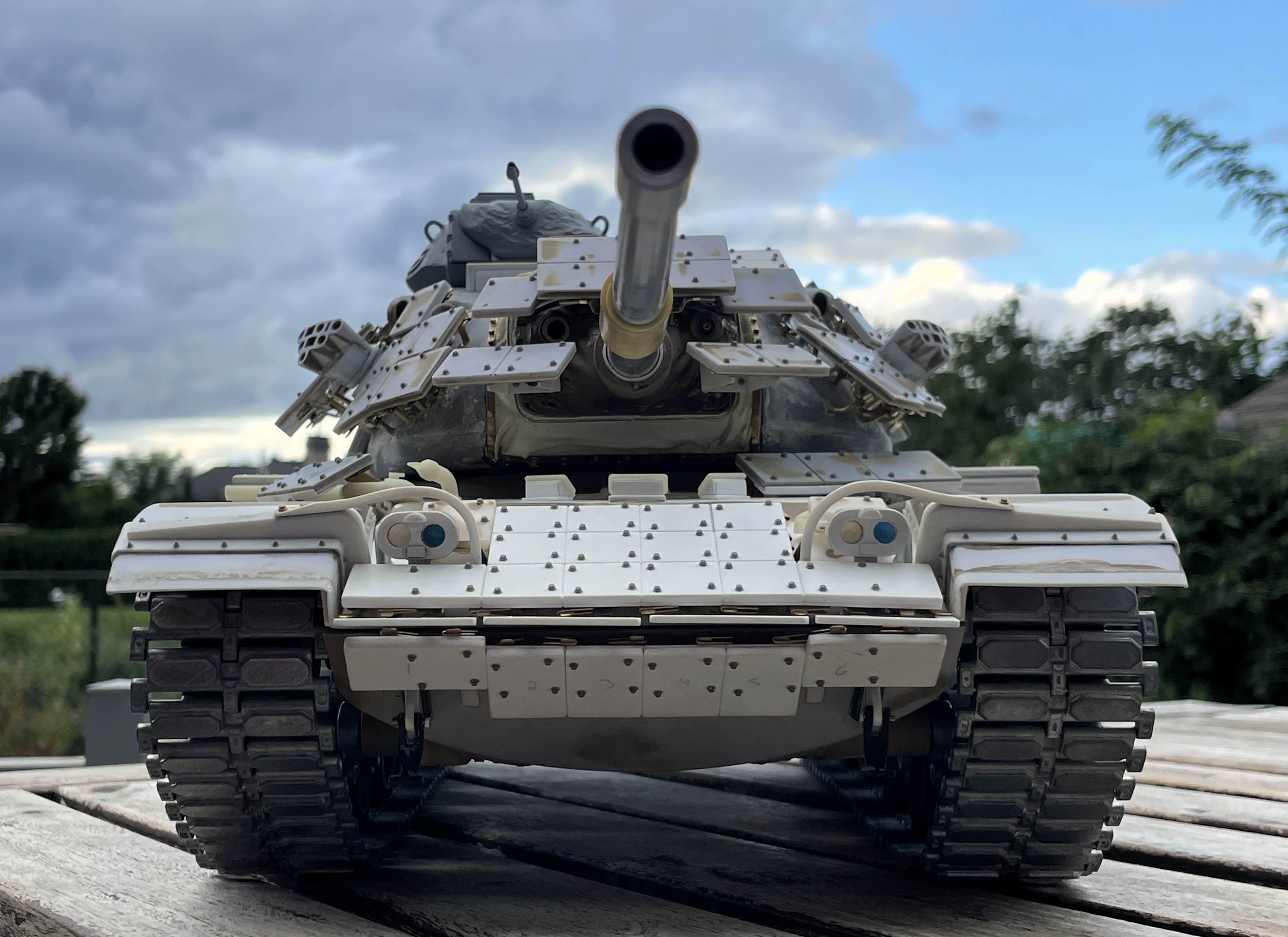 1/16 RC USMC M-60A1 US tank with ERA - Build