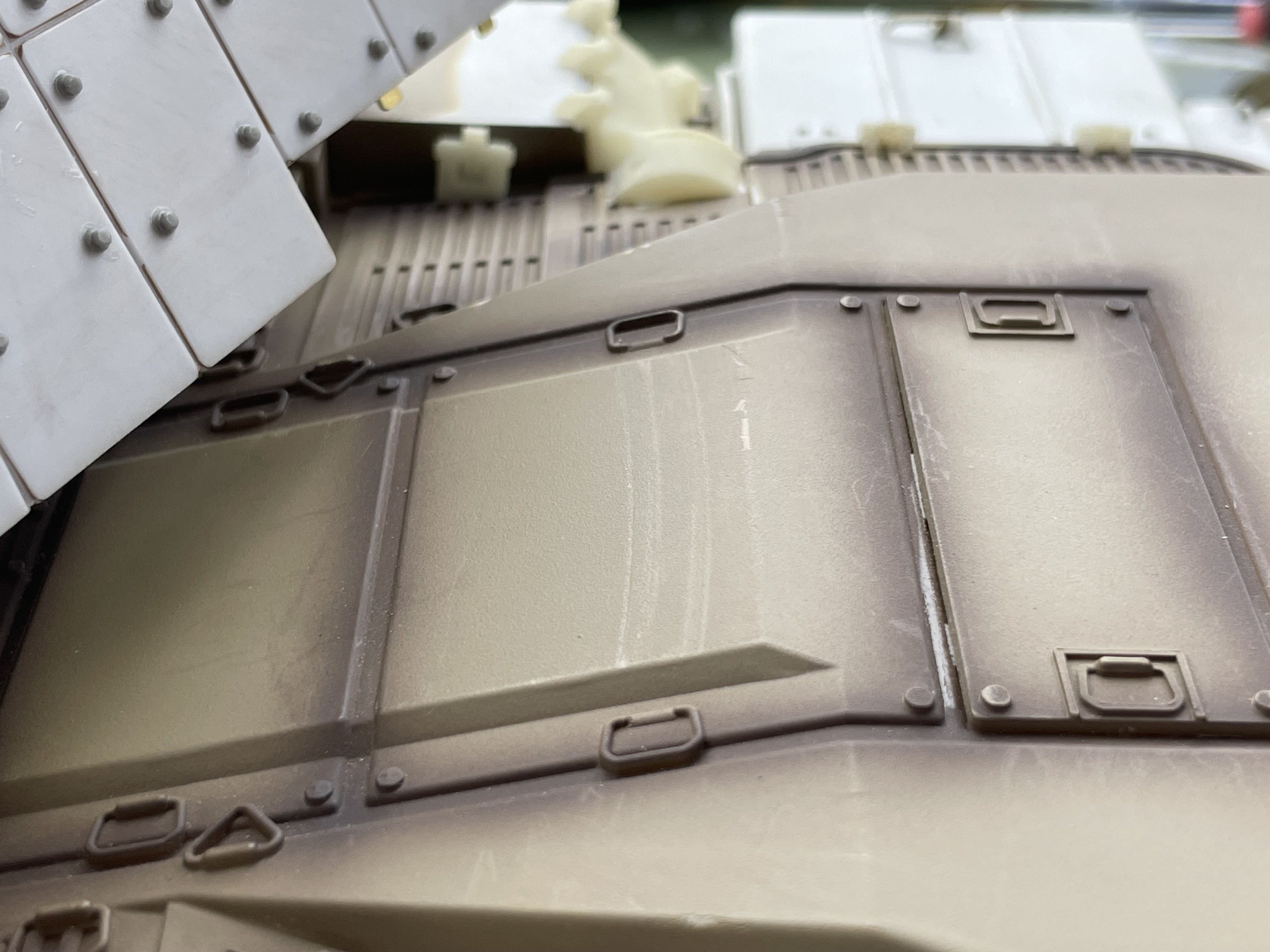 1/16 RC USMC M-60A1 US tank with ERA - Build