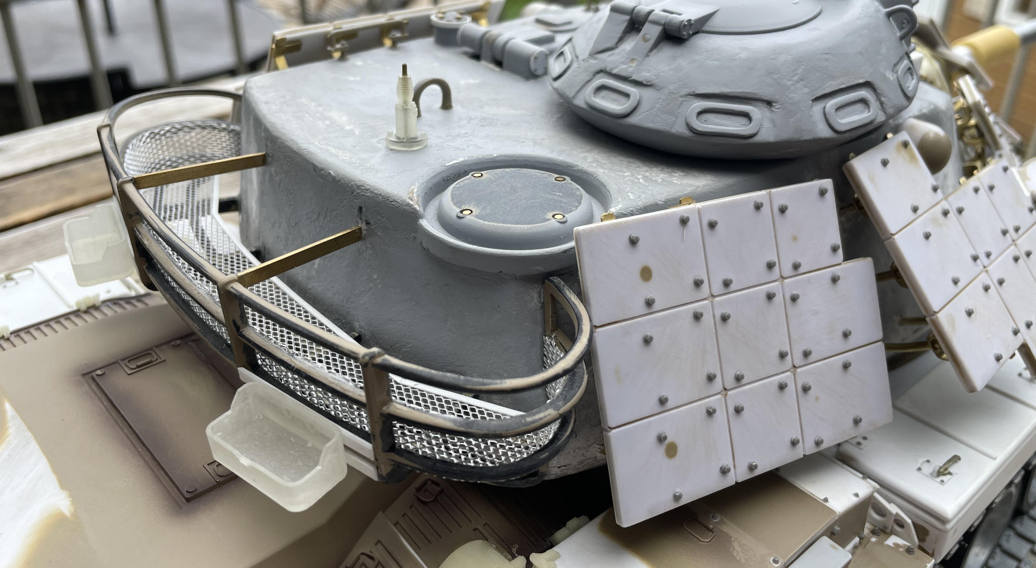 1/16 RC USMC M-60A1 US tank with ERA - Build