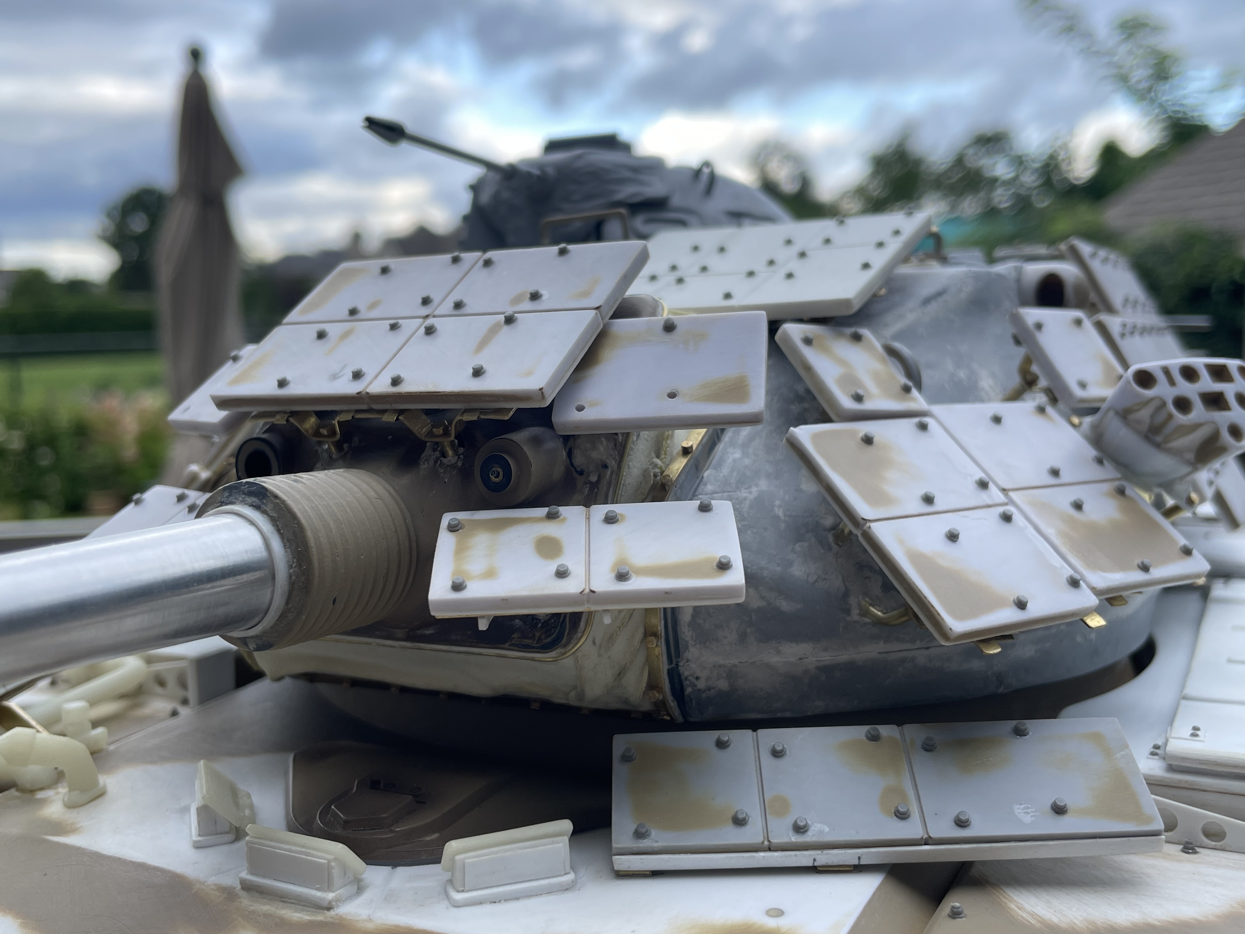 1/16 RC USMC M-60A1 US tank with ERA - Build