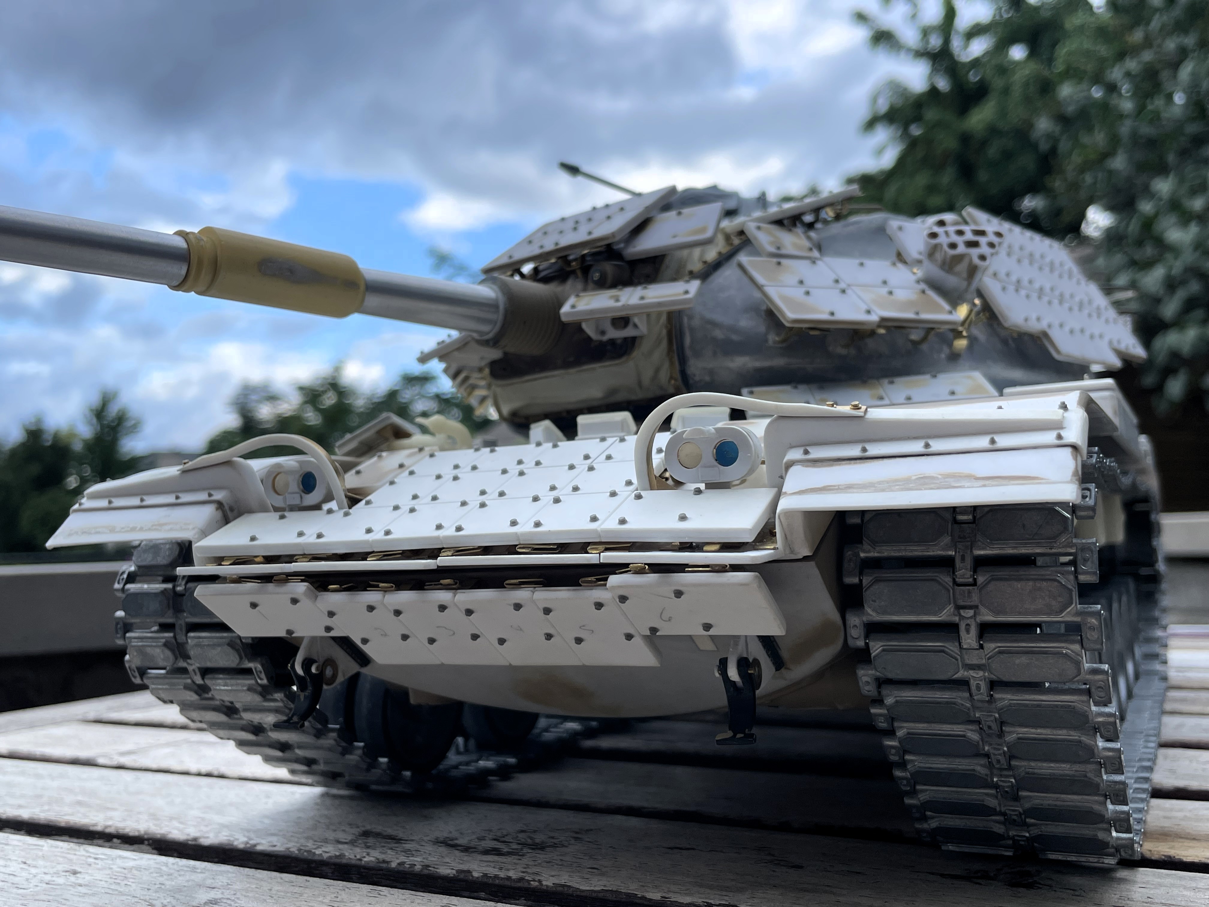 1/16 RC USMC M-60A1 US tank with ERA - Build