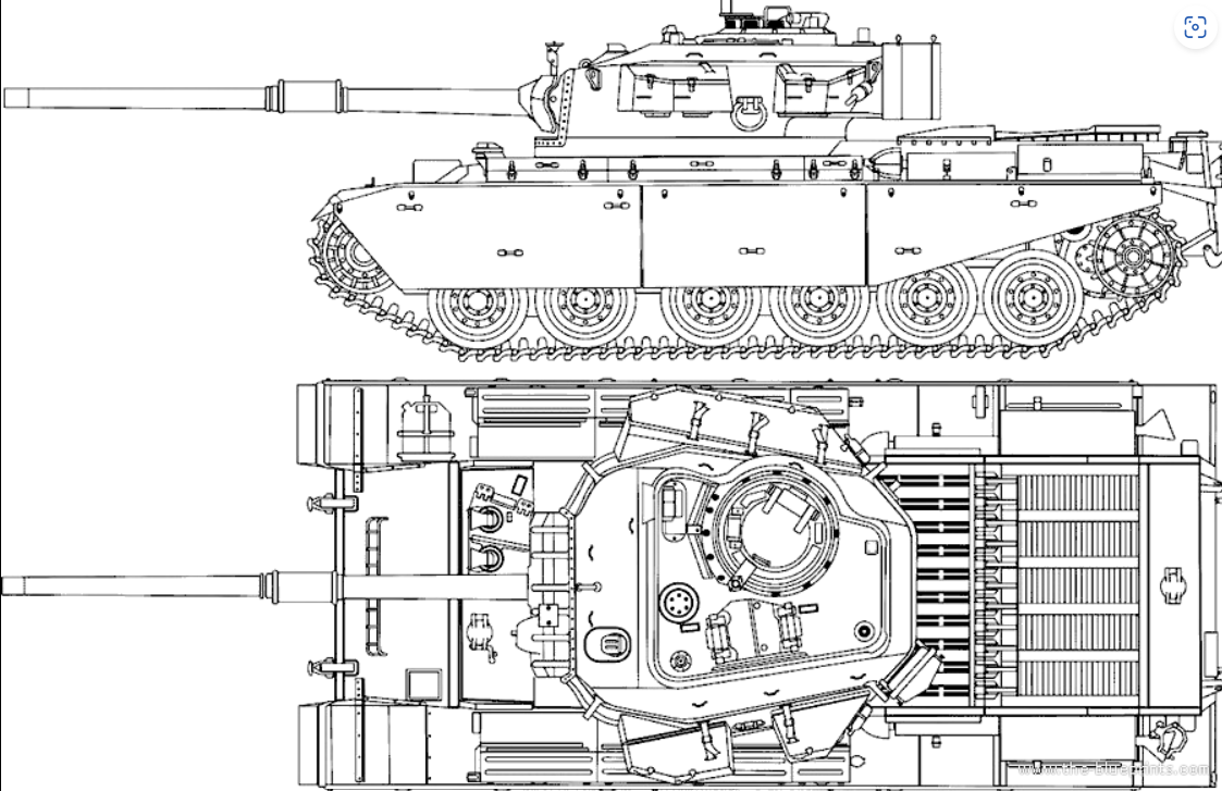 1/16 RC IDF Sho't Meteor Centurion with 105mm - build