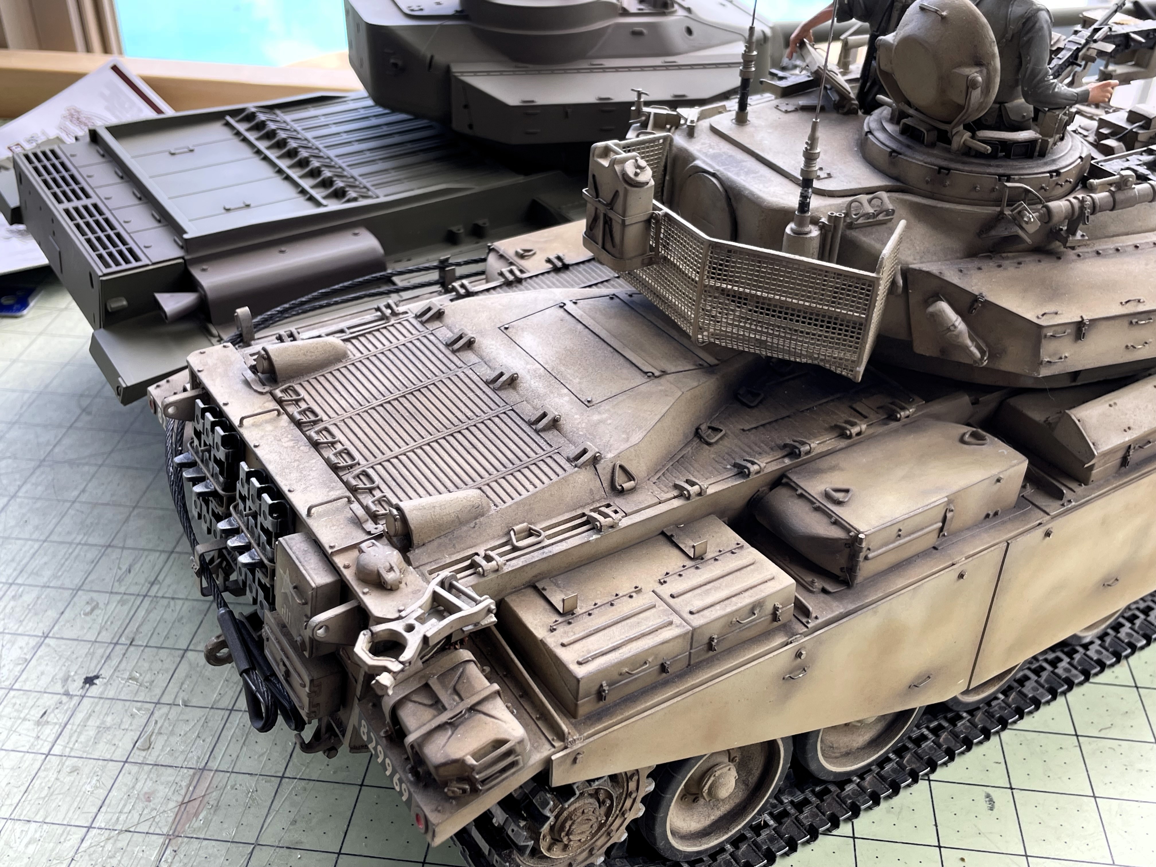 1/16 RC IDF Sho't Meteor Centurion with 105mm - build