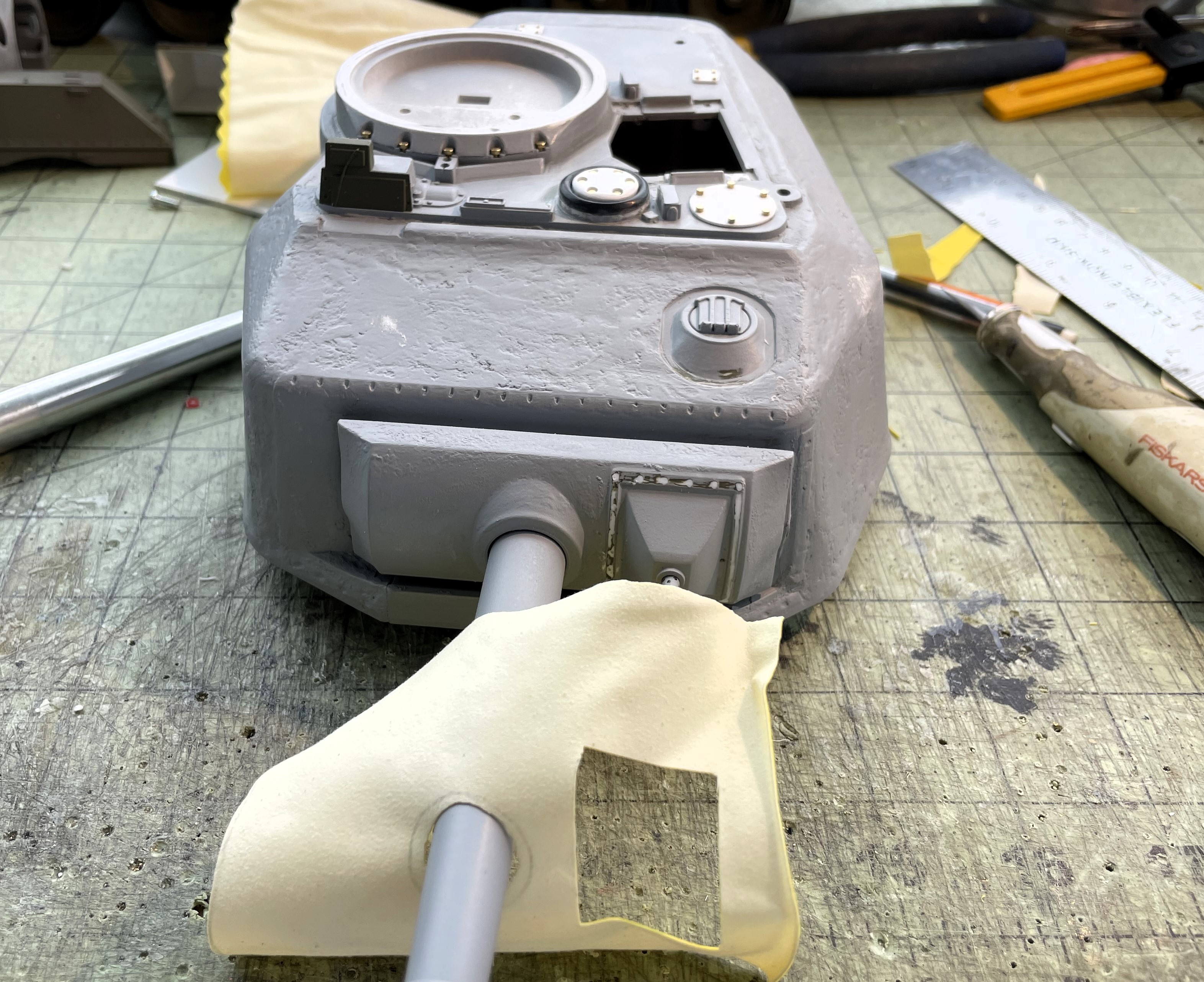 1/16 RC IDF Late Sho't Meteor Centurion with 105mm - build