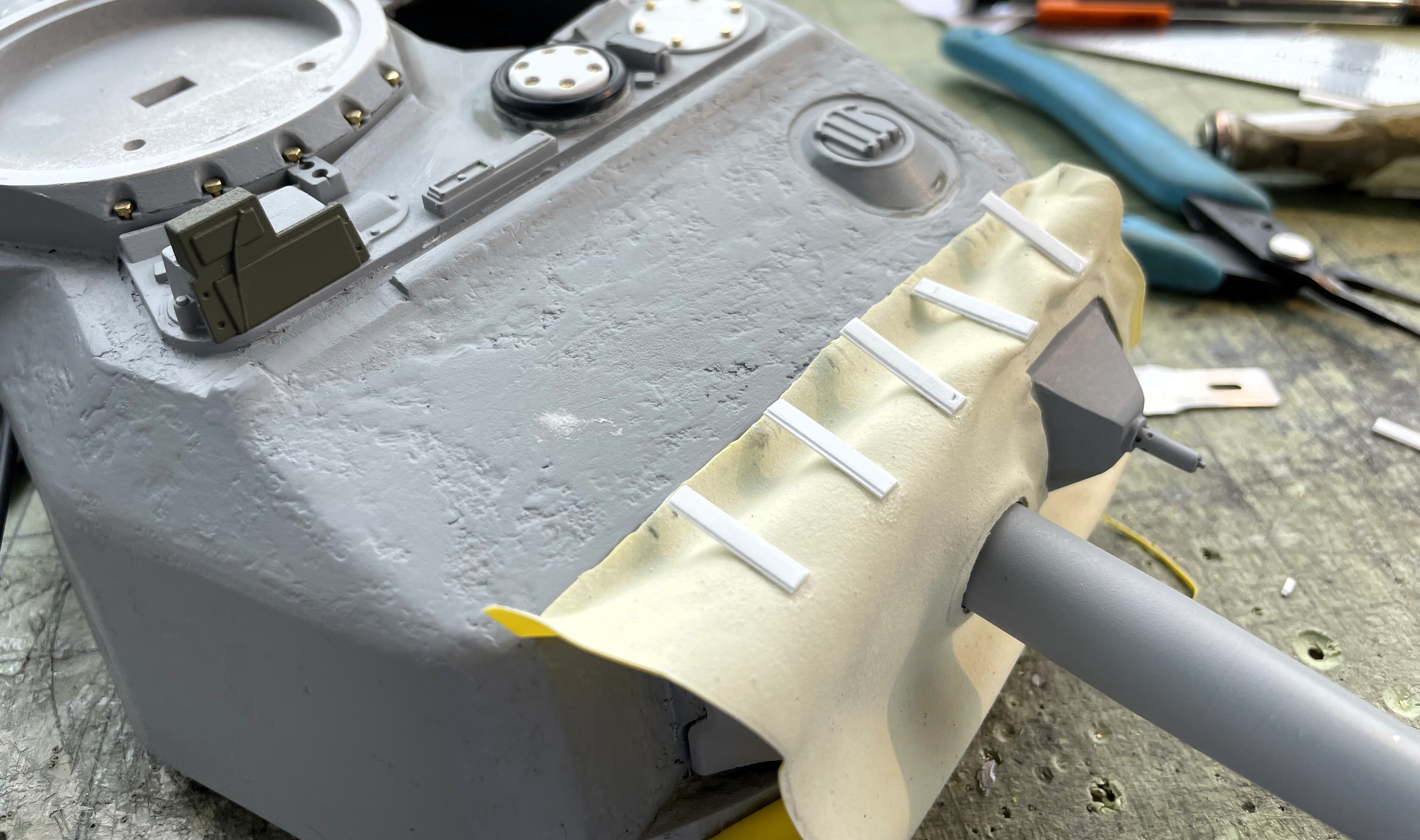 1/16 RC IDF Late Sho't Meteor Centurion with 105mm - build
